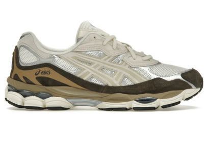 Asics GEL-NYC en coloris crème/beige et marron